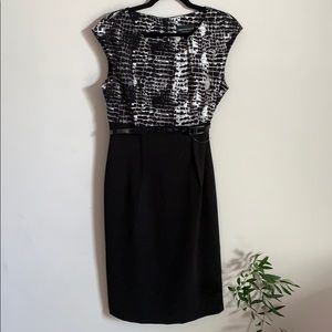 Connected Apparel Snakeskin Dress NWOT